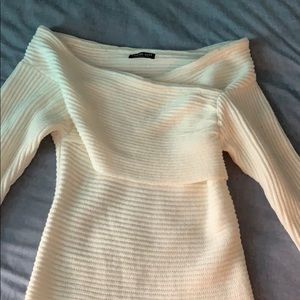 Cream sweater